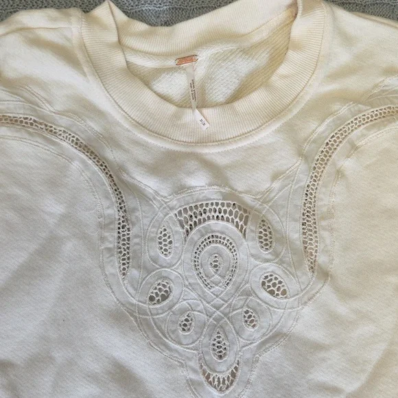 Free People Prairie Sweatshirt Medium - Picture 5 of 9